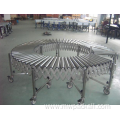 Stainless steel Motorized Flexible Extendable Roller Conveyor for industry